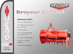 Broyeur hors sol