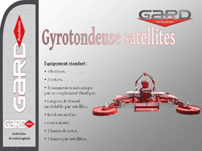Gyrotondeuse satellites